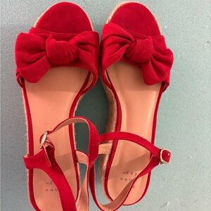 a new day Red Espadrille Sandals